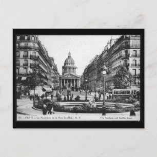Postal del Panteón de París de época
