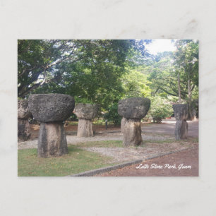 Postal del parque de piedra lata GUAM 671