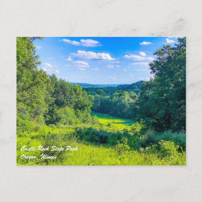 Postal del parque estatal Castle Rock (Anverso)