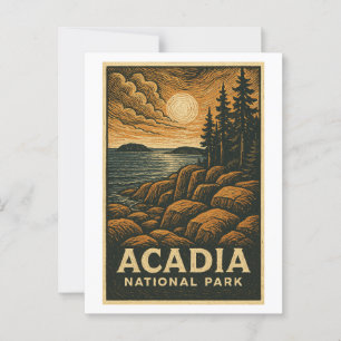 Postal del Parque Nacional Acadia - Scenic Maine