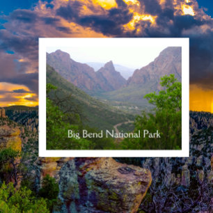 Postal del Parque Nacional Big Bend