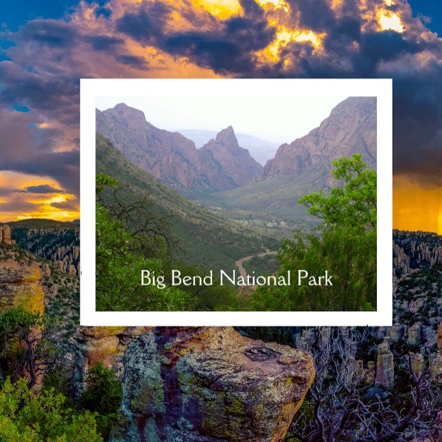 Postal del Parque Nacional Big Bend (Subido por el creador)