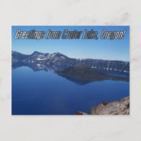 Postal del Parque Nacional Crater Lake