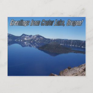 Postal del Parque Nacional Crater Lake