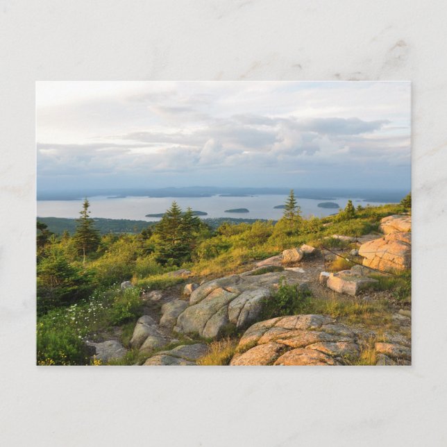 Postal del Parque Nacional de Acadia (Anverso)