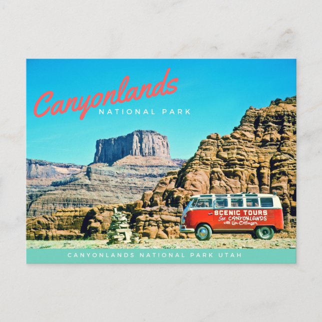 Postal del Parque Nacional de Canyonlands (Anverso)