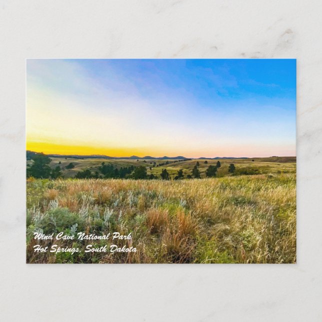 Postal del Parque Nacional de la Cueva del Viento (Anverso)