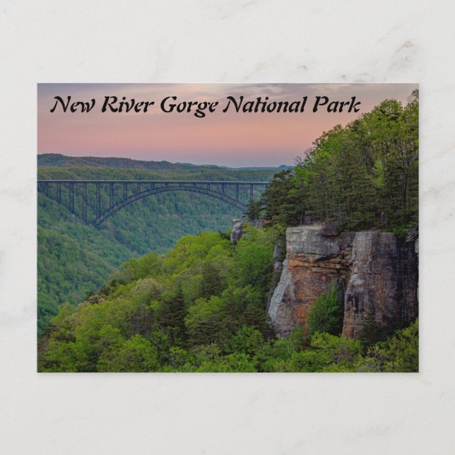 Postal del Parque Nacional de la Garganta del Nuev (Anverso)