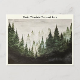 Postal del Parque Nacional de las Montañas Rocosas