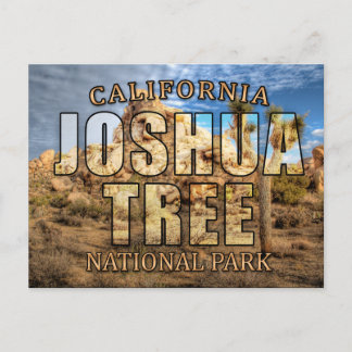 Postal del Parque Nacional del Árbol Joshua