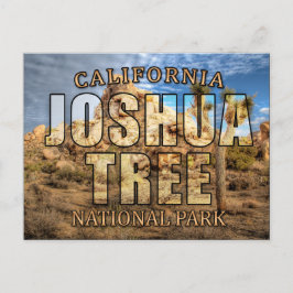 Postal del Parque Nacional del Árbol Joshua