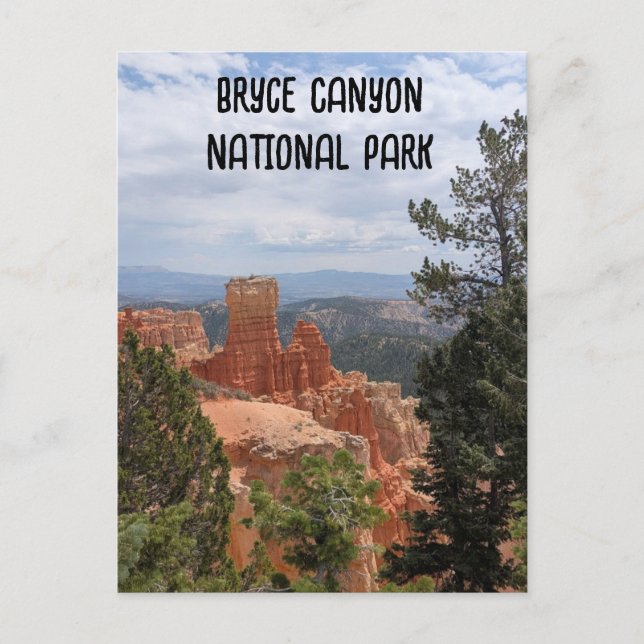 postal del Parque Nacional del Cañón de Bryce (Anverso)