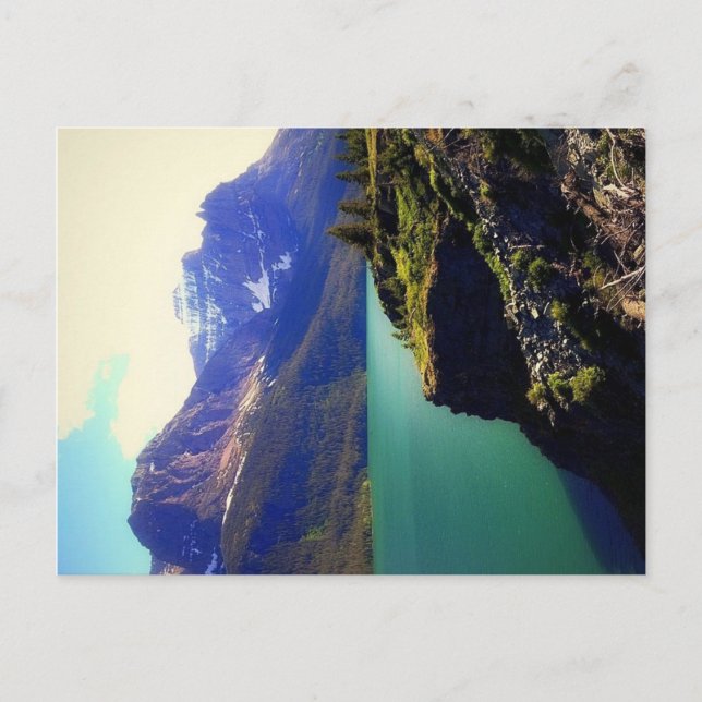 postal del Parque Nacional del Glaciar (Anverso)