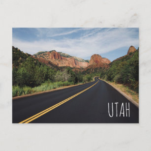 Postal del Parque Nacional del Sion de Utah