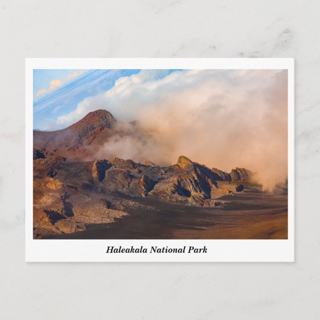 Postal del Parque Nacional Haleakala (Anverso)