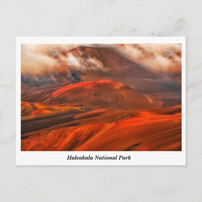 Postal del Parque Nacional Haleakala (Anverso)