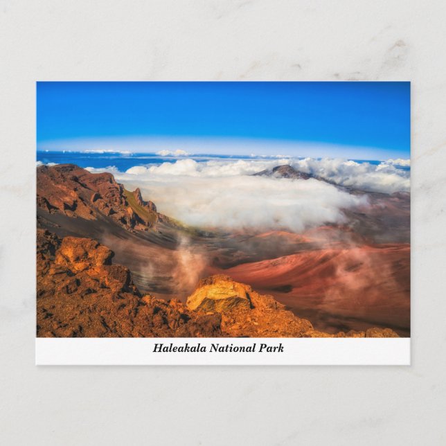 Postal del Parque Nacional Haleakala (Anverso)
