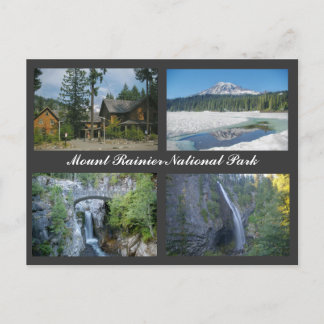Postal del Parque Nacional Rainier
