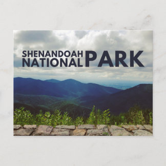 Postal del Parque Nacional Shenandoah