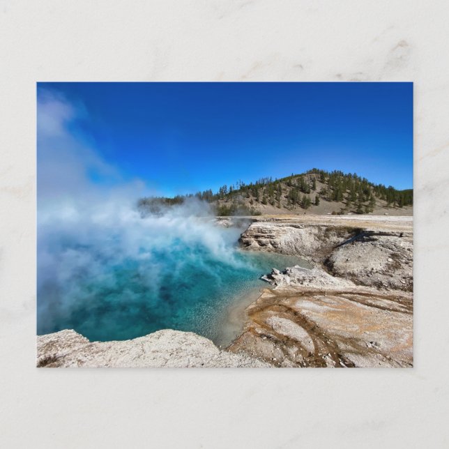 Postal del Parque Nacional Yellowstone (Anverso)
