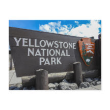 Postal del Parque Nacional Yellowstone