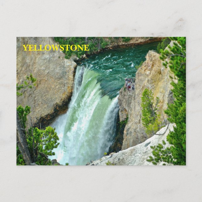 Postal del Parque Nacional Yellowstone (Anverso)