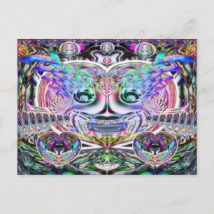 Postal del Payaso Mardi Gras