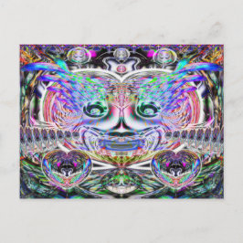 Postal del Payaso Mardi Gras