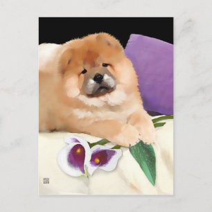 Postal del perro chino del heARTdog de CALLIE