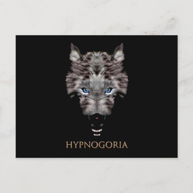 postal del perro negro (Anverso)