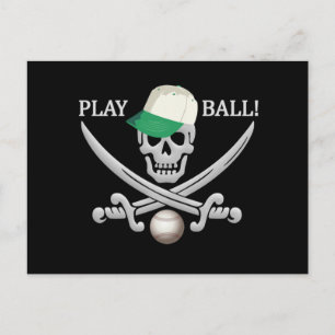 postal del Pirata de Béisbol