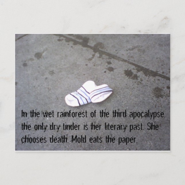 Postal del post Apocalipsis #5 Fin (Anverso)