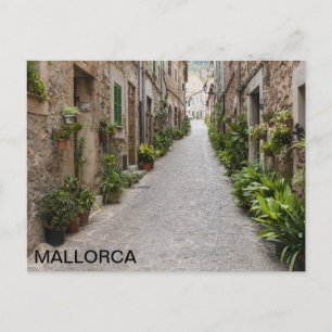 postal del pueblo de Valldemossa, en Mallorca