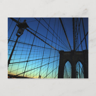 Postal del puente de Brooklyn