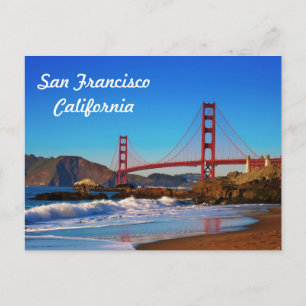 Postal del puente Golden Gate de San Francisco