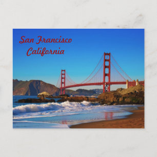 Postal del puente Golden Gate de San Francisco
