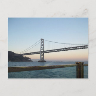 Postal del puente SF California de la bahía