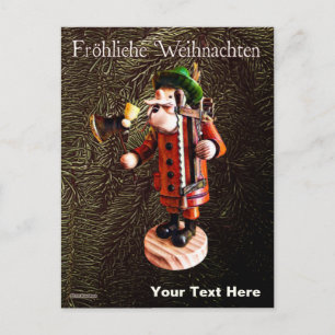 Postal del quemador de incitación del "hombre fuma