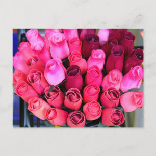 postal del ramo de rosas