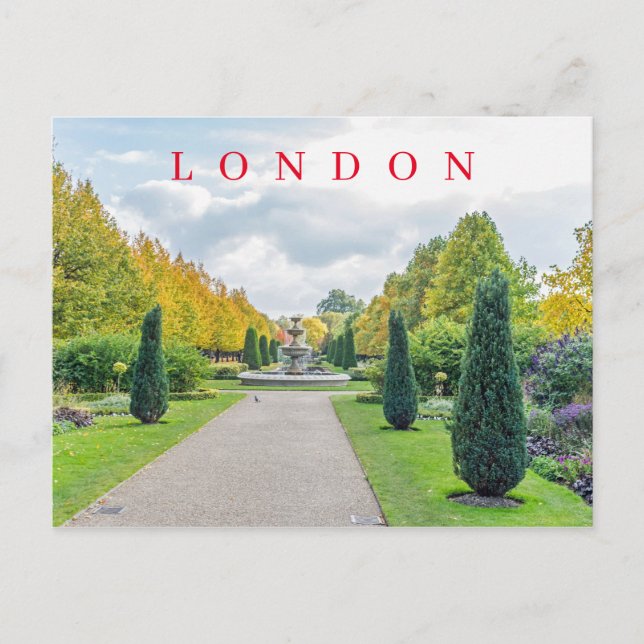 postal del Regent de Londres (Anverso)