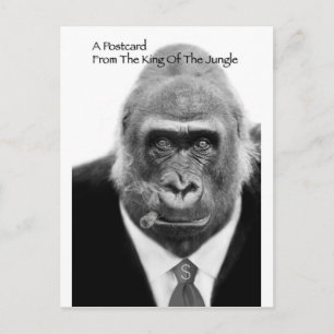 postal del rey de la selva