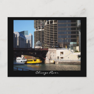 Postal del río Chicago