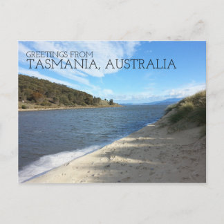 Postal del río de Tasmania