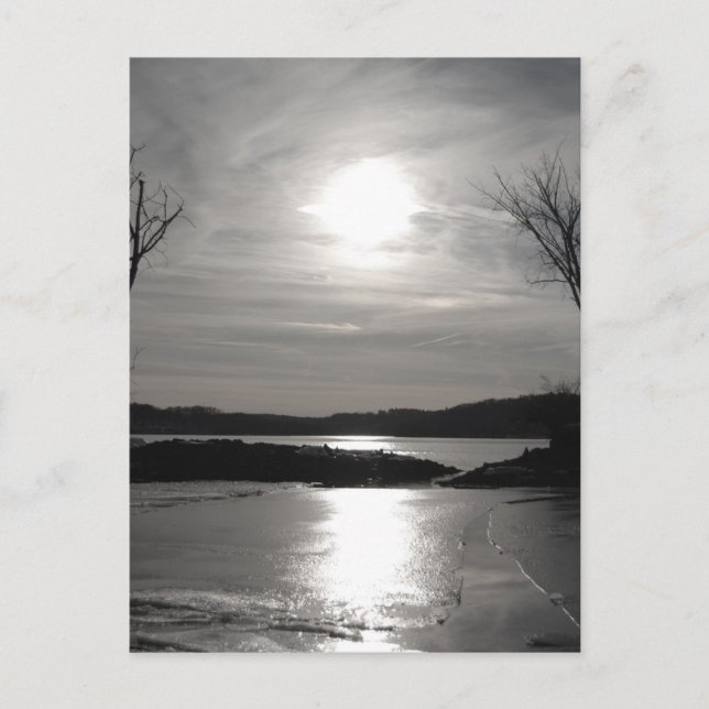 Postal del río Hudson (Anverso)