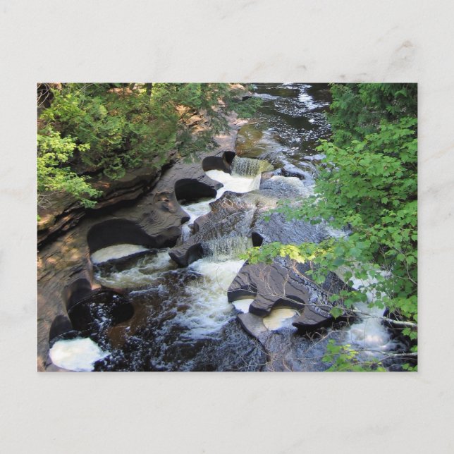 Postal del río Presque Isle (Anverso)