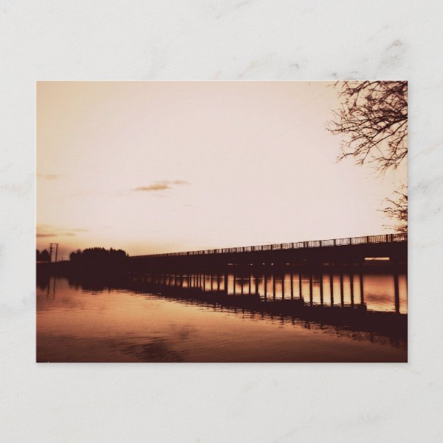 Postal del río Snake (Anverso)