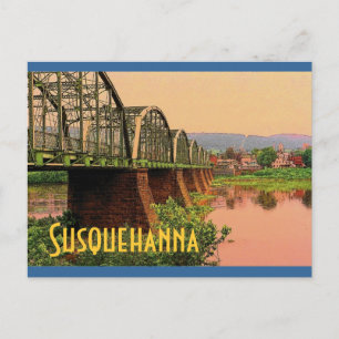 Postal del río Susquehanna