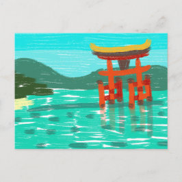 Postal del santuario de Itsukushima