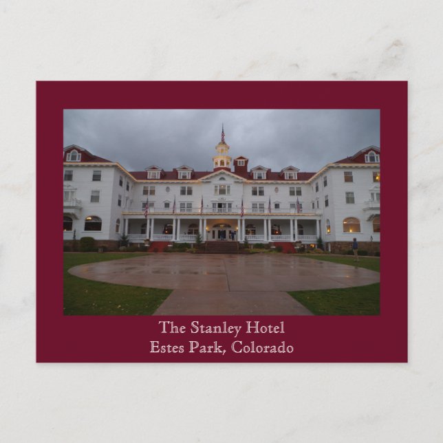 postal del Stanley Hotel (Anverso)