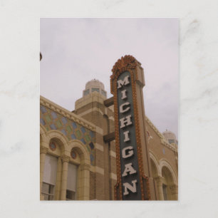 Postal del Teatro Michigan